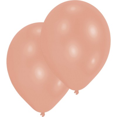 Latexové balóny perleťové zlato ružové 50 ks