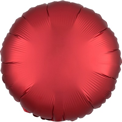 Fóliový balón Satin Luxe guľatý červený