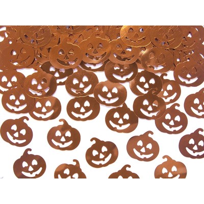 Konfety metalické Halloween tekvica
