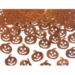 Konfety metalické Halloween tekvica