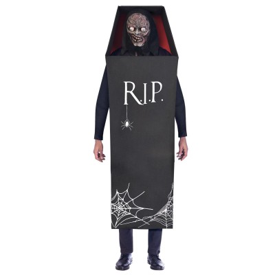 Pánsky Halloween kostým strašidelná rakva veľkosť M/L