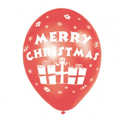 Latexové balóny Merry Christmas 27.5 cm