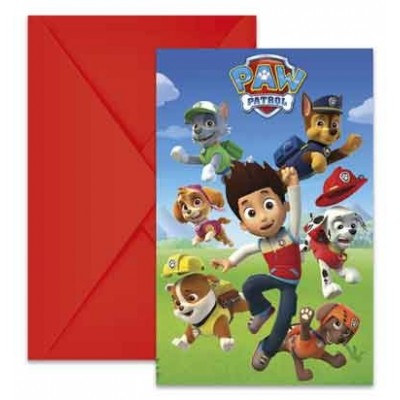 Pozvánky na párty Paw patrol