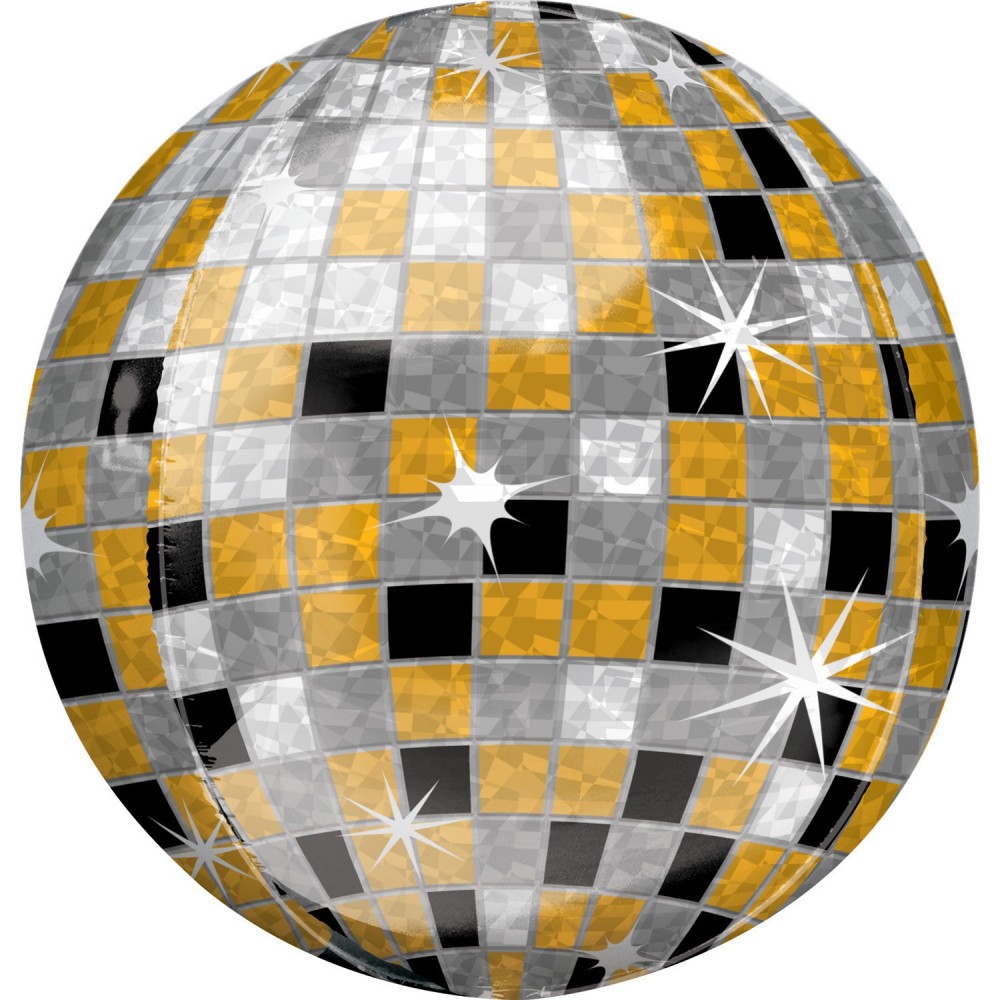 Fóliový balón orbz disco guľa