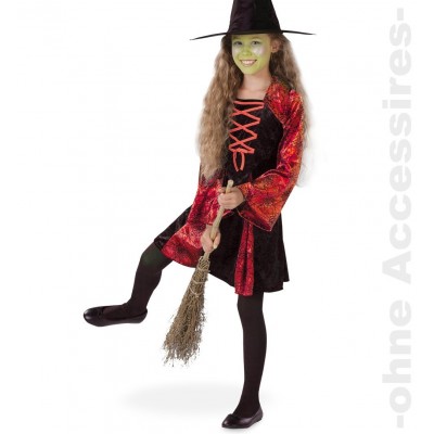 Dievčenský kostým čarodejnica veľkosť 116