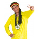 Jamajská čiapka s dredmi Bob Marley