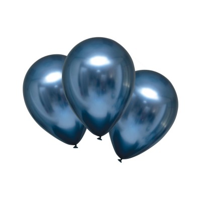 Latexové balóny satin luxe modré azurové