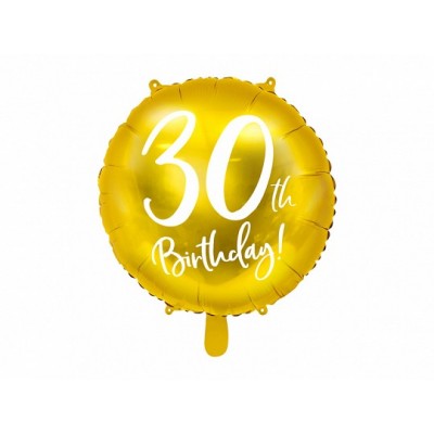 Fóliový balón 30 narodeniny