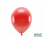 Latexové ECO Balóny metalické červené