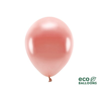 Latexové ECO Balóny metalické ružovo zlaté