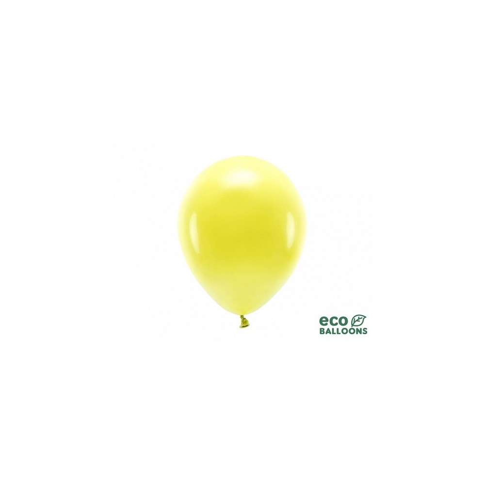 Latexové ECO Balóny pastelové žlté