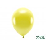 Latexové ECO Balóny metalické žlté