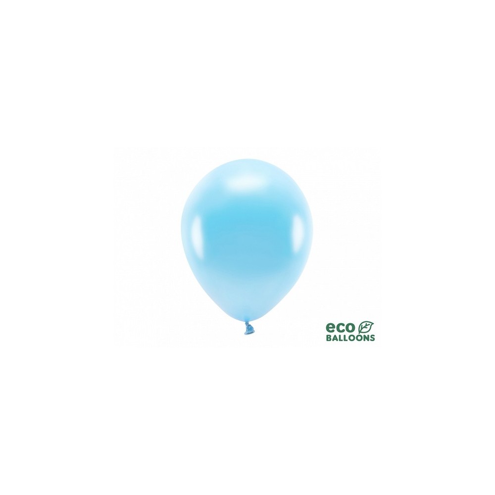 Latexové ECO Balóny metalické baby modré