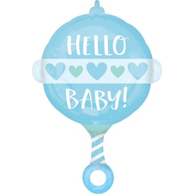 Fóliový balón hello Baby chlapček