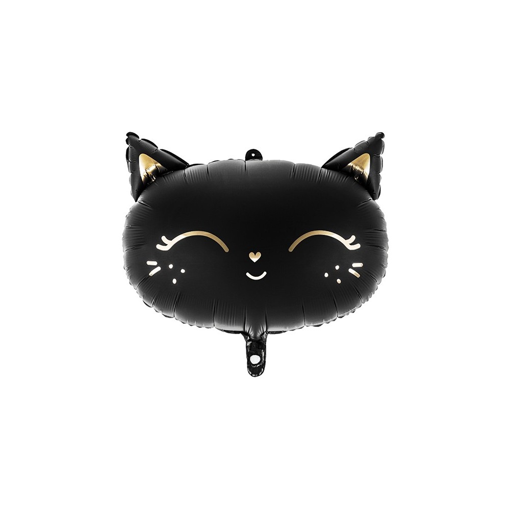 Fóliový balón čierna mačka