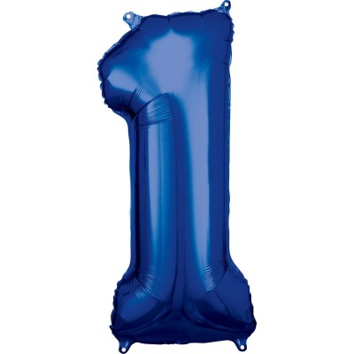 Fóliový balón 1 modrý