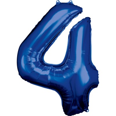 Fóliový balón 4 modrý