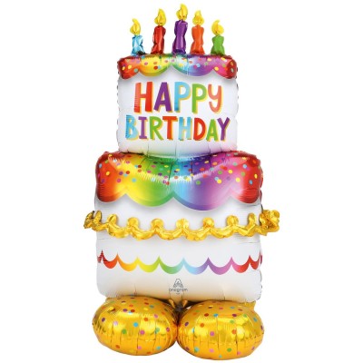 Mega fóliový balón narodeninová torta