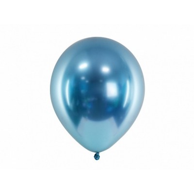 Latexový balón lesklý modrý