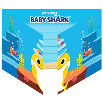 Pozvánky na párty Baby Shark