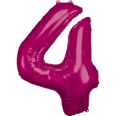 Fóliový balón 4 ružový