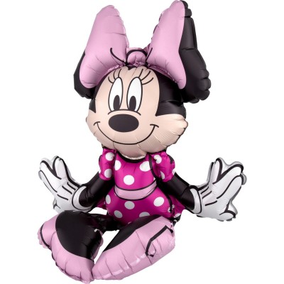 Fóliový balón sediaca Minnie Mouse