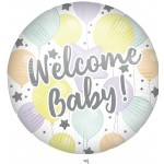 Fóliový balón Welcome baby