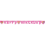 Písmenkový baner princezná Happy B-Day