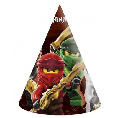 Klobúčiky na párty Lego Ninjago