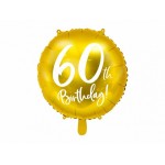 Fóliový balón 60 narodeniny