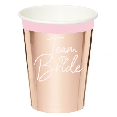 Poháre rozlúčka so slobodou Team Bride