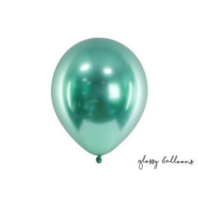 Latexový balón lesklý zelený