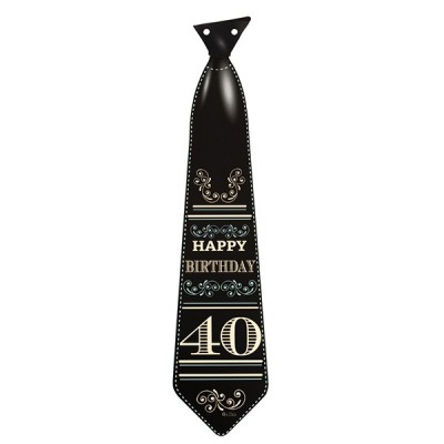 Kravata papierová 40 narodeniny