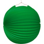 Lampion zelený 25 cm