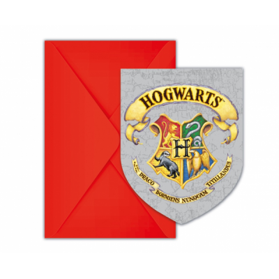 Pozvánky na párty Harry Potter Hogwarts Houses