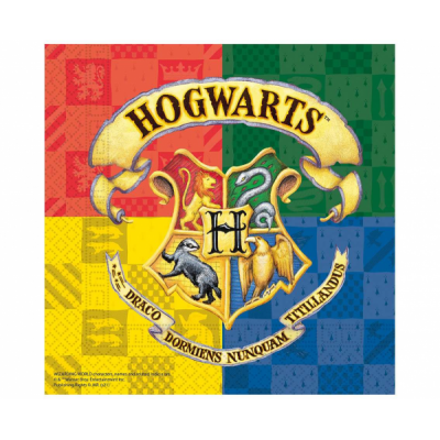 Servítky Harry Potter Hogwarts Houses