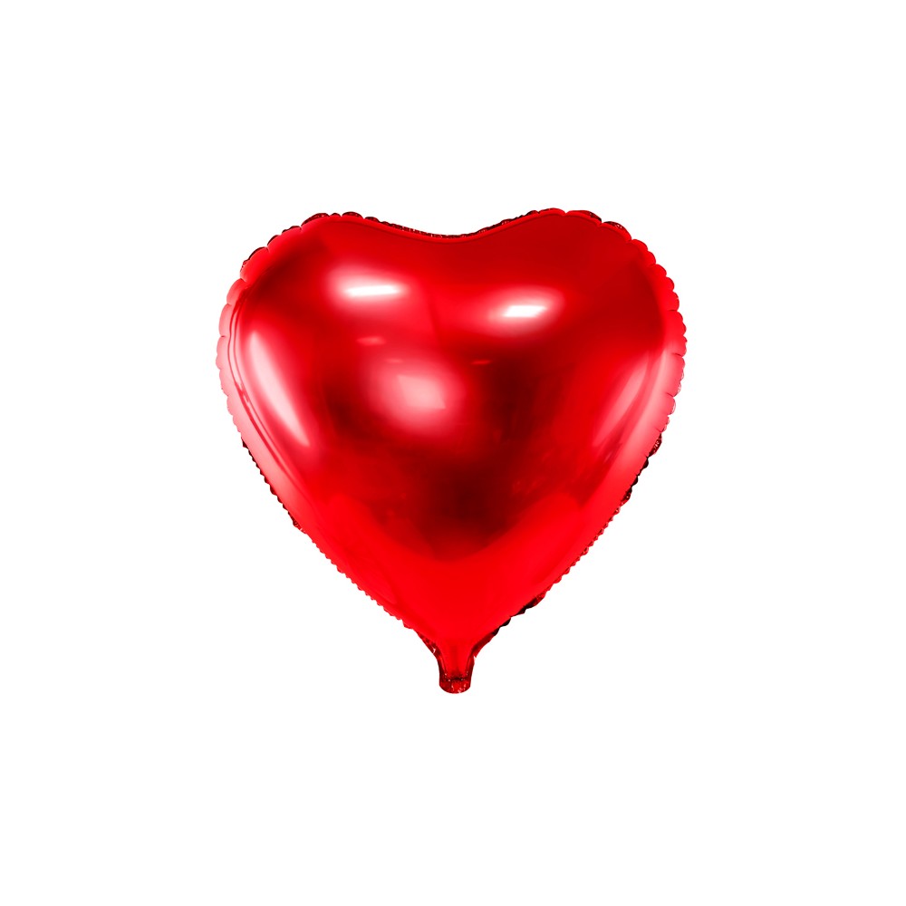 Fóliový balón srdiečko červené