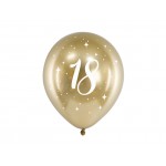 Latexové balóny 18 narodeniny zlaté