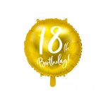 Fóliový balón 18 narodeniny