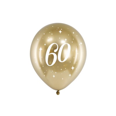 Latexové balóny 60 zlaté