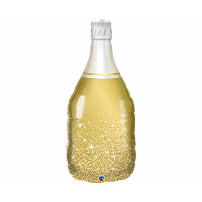 Fólový supershape balón zlatá fľaša