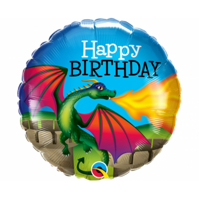 Fóliový balón dragon Happy B-Day