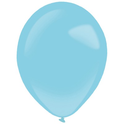 Dekoračný latexový balón karibská modrá 35 cm