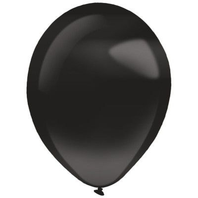 Latexové dekoračné balóny perleťové čierne