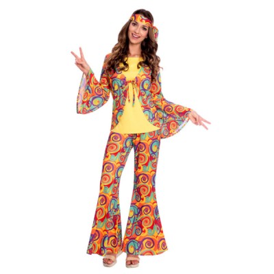 Dámsky kostým Hippies Woman veľkosť M