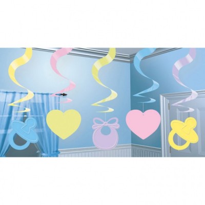 Špirálová dekorácia Baby shower