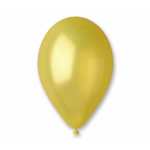 Latexový balón žltá metalická farba
