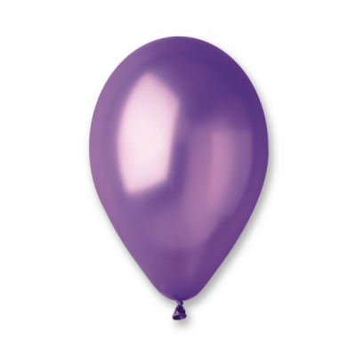 Latexový balón fialová metalická farba