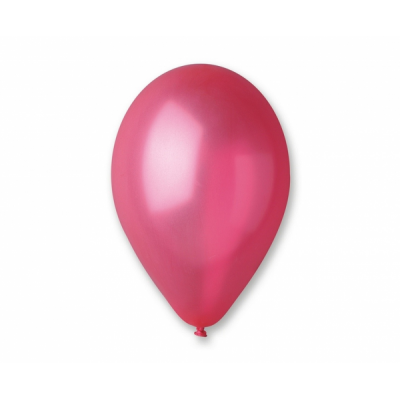 Latexový balón červená metalická farba