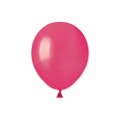 Latexové dekoračné balóny metalická tmavo ružová 12,5 cm